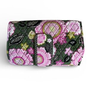 New Vera Bradley Travel Baby Changing Pad Washable Cotton Floral Green Pink O/S